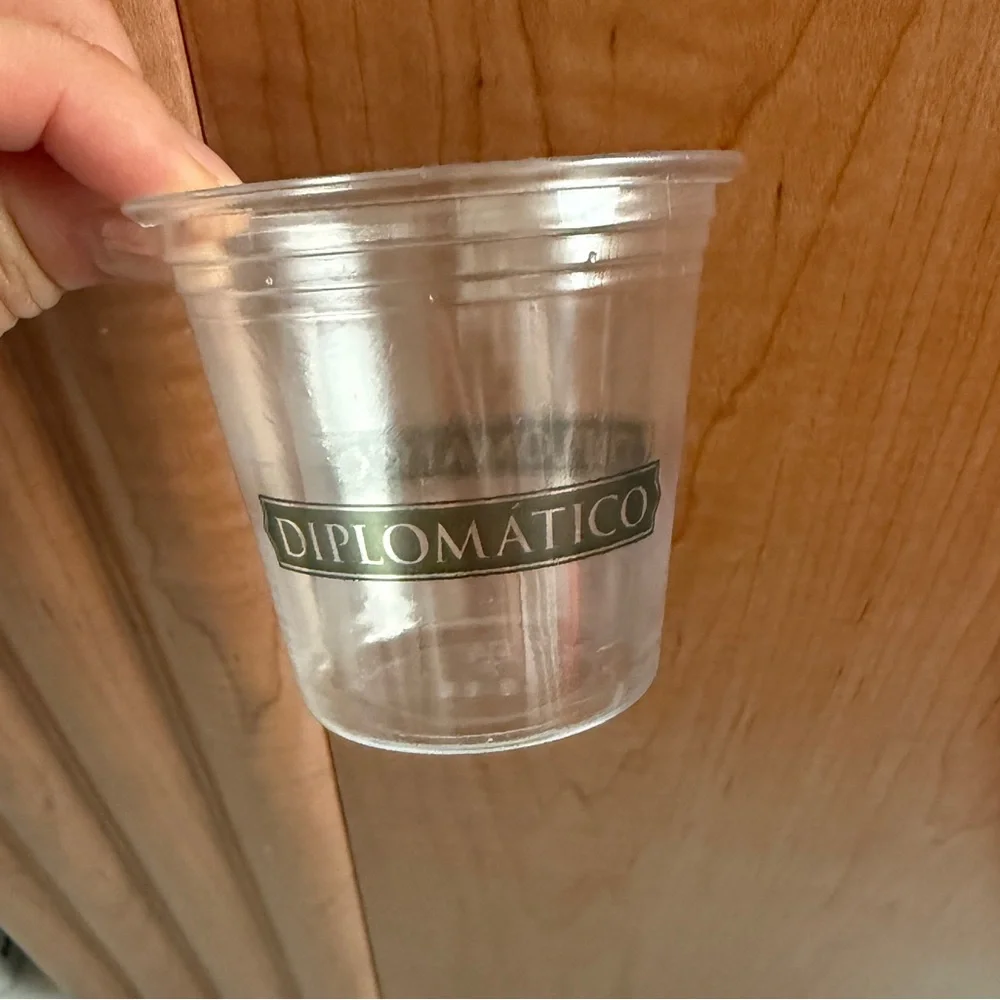 150 Diplomatico Rum 3 oz Clear Plastic Cups